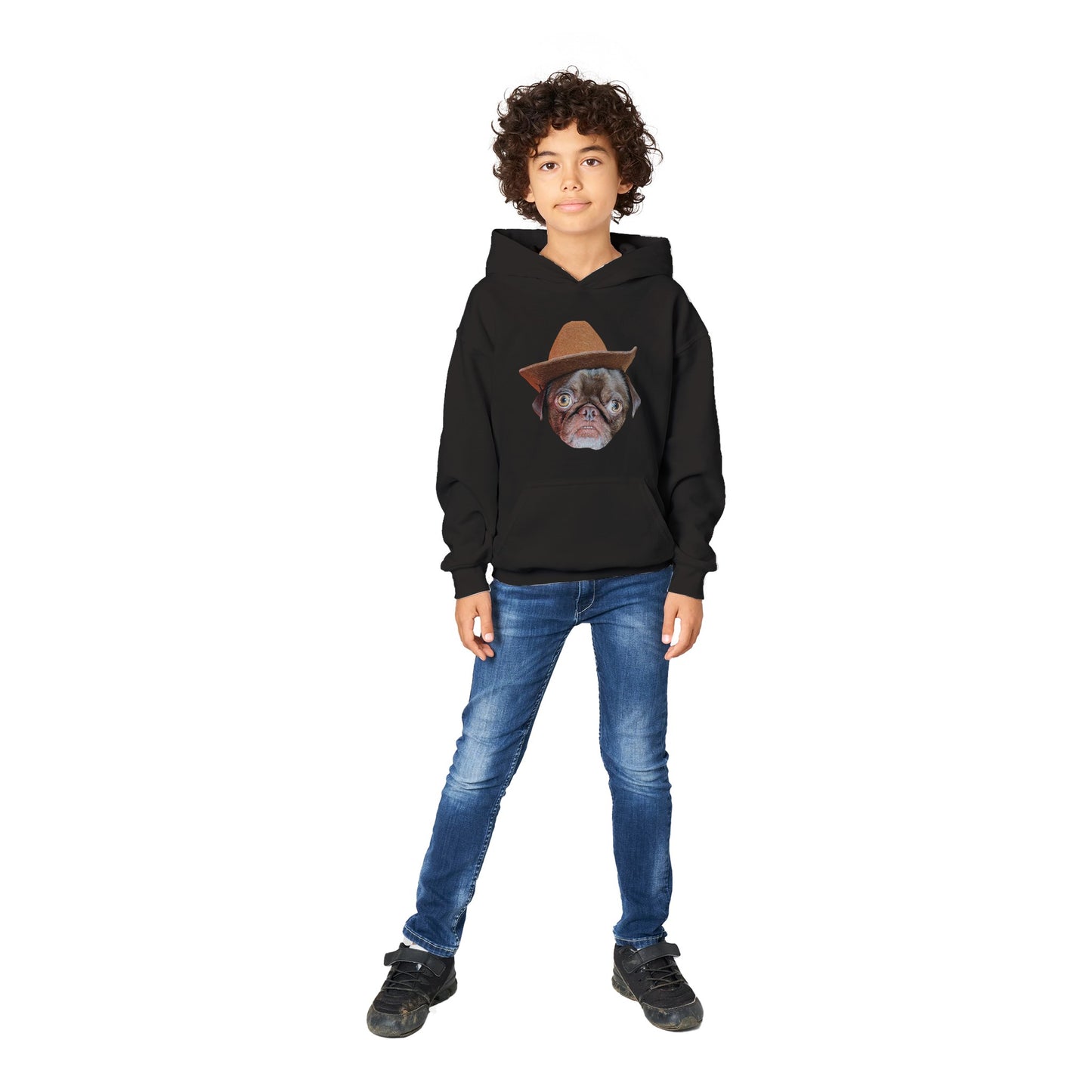 Cowboy Teddy Classic Kids Pullover Hoodie