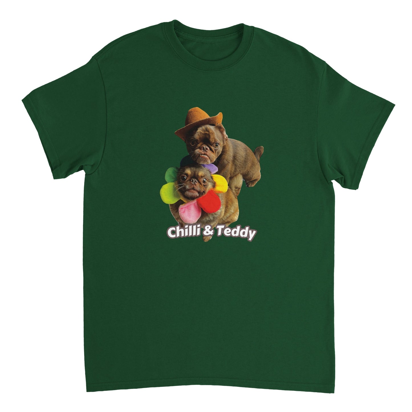 Chilli & Teddy Heavyweight Unisex Crewneck T-shirt