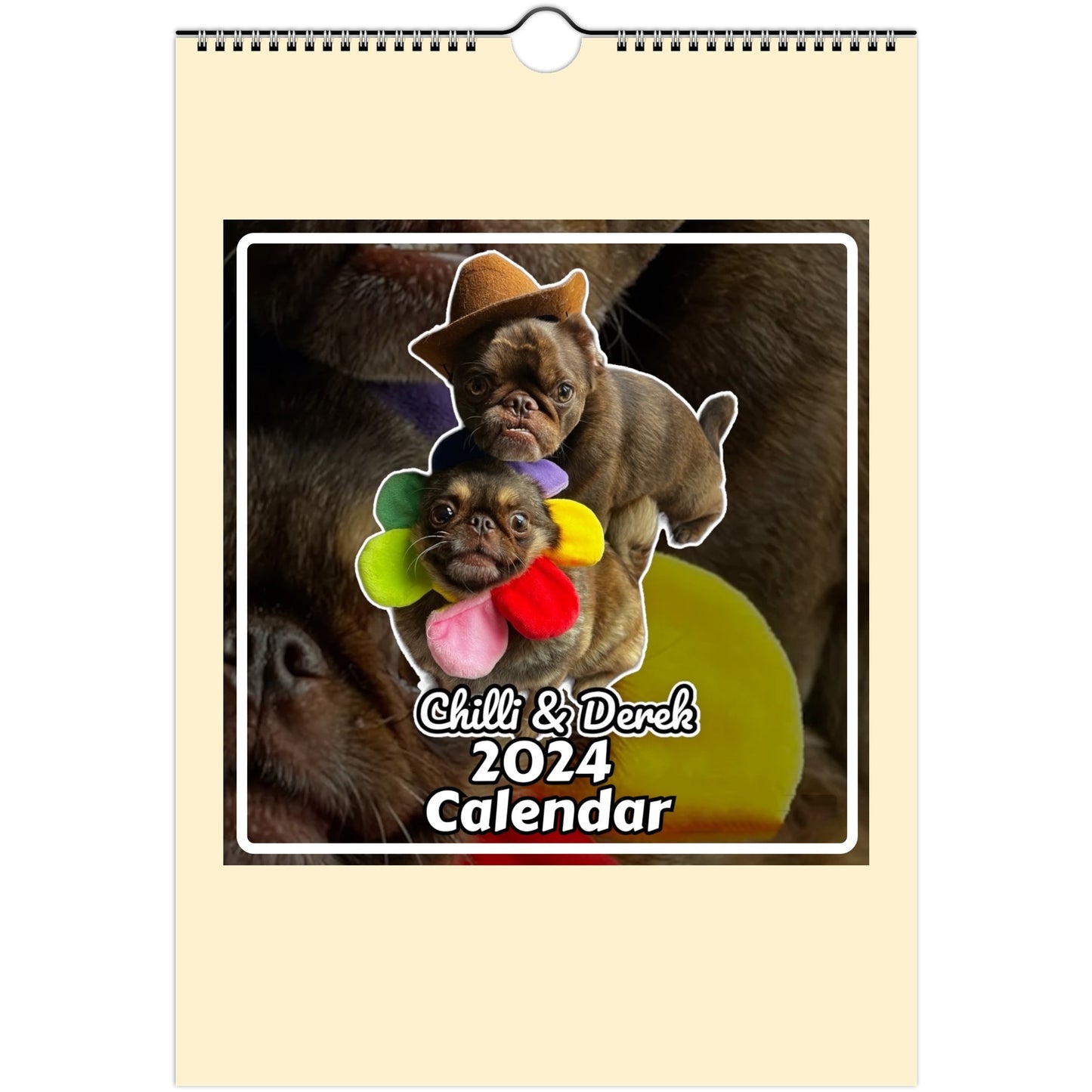 KingChilliThePug Wall calendars (Europe, South America, Asia & Oceania)