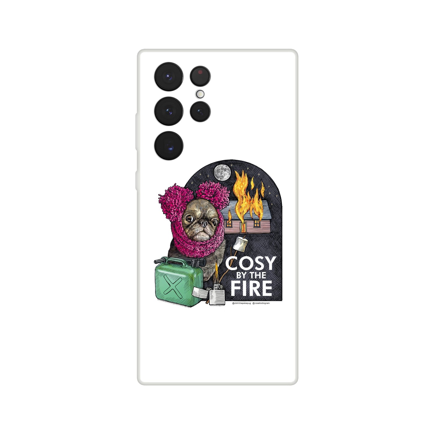 Cosy Chilli by Ros Ingram Flexi case UK version