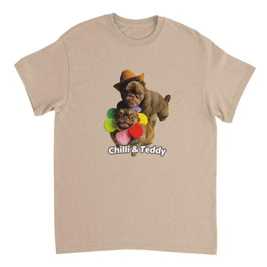 Chilli & Teddy Heavyweight Unisex Crewneck T-shirt