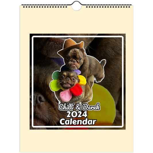 KingChilliThePug Wall calendars (United States & Canada)