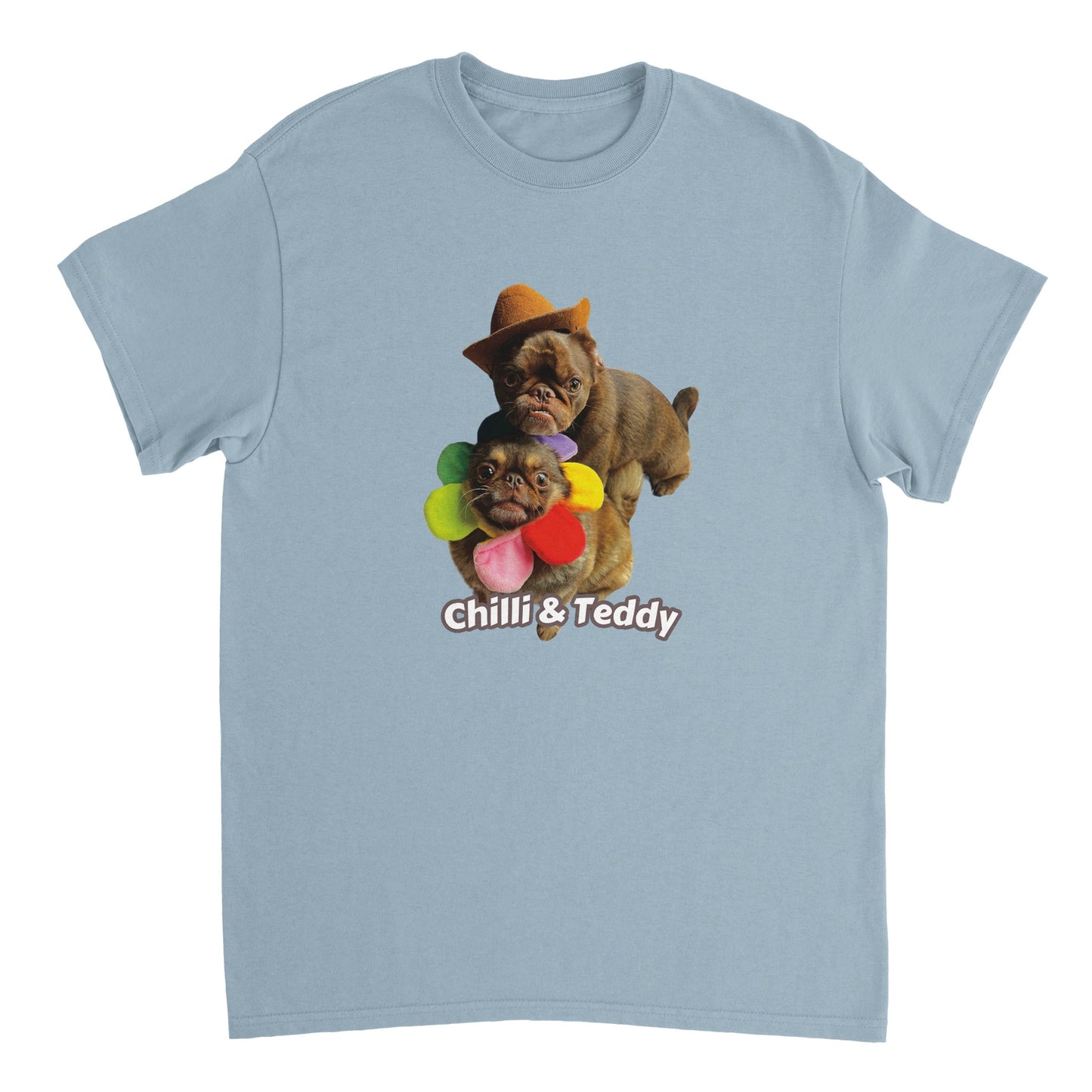 Chilli & Teddy Heavyweight Unisex Crewneck T-shirt