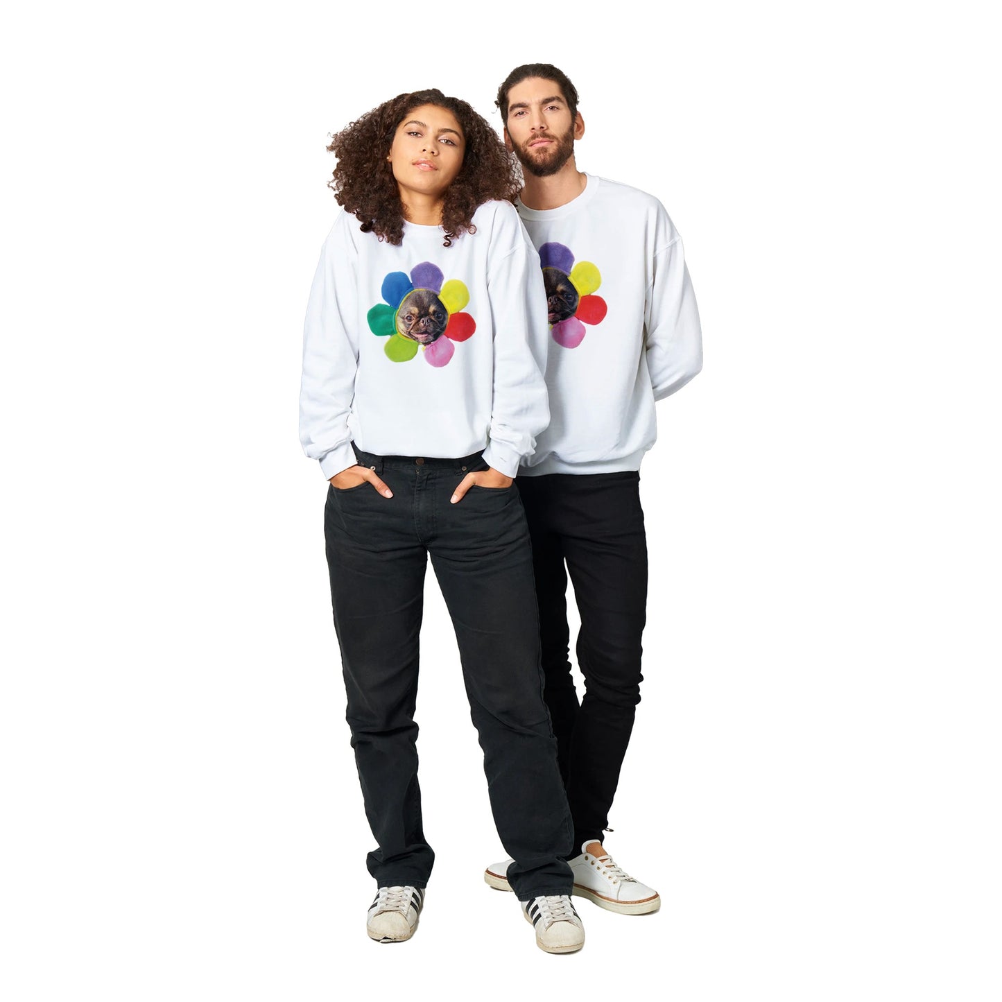 KingChilliThePug Classic Unisex Crewneck Sweatshirt