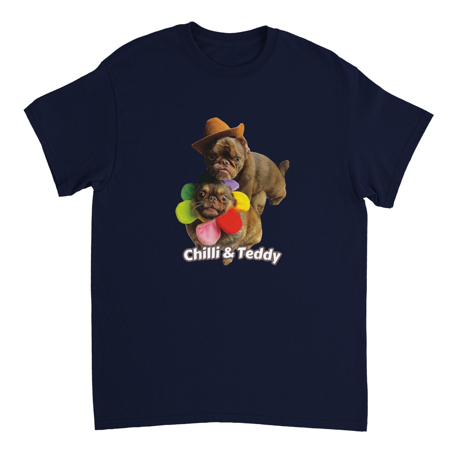 Chilli & Teddy Heavyweight Unisex Crewneck T-shirt