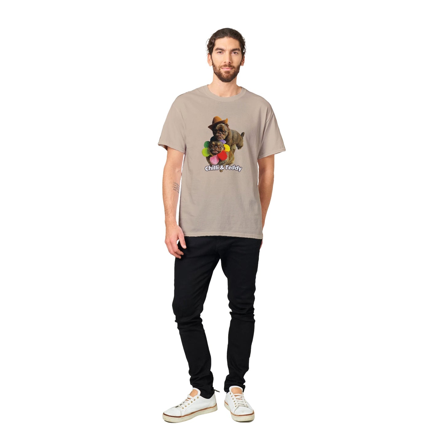 Chilli & Teddy Heavyweight Unisex Crewneck T-shirt