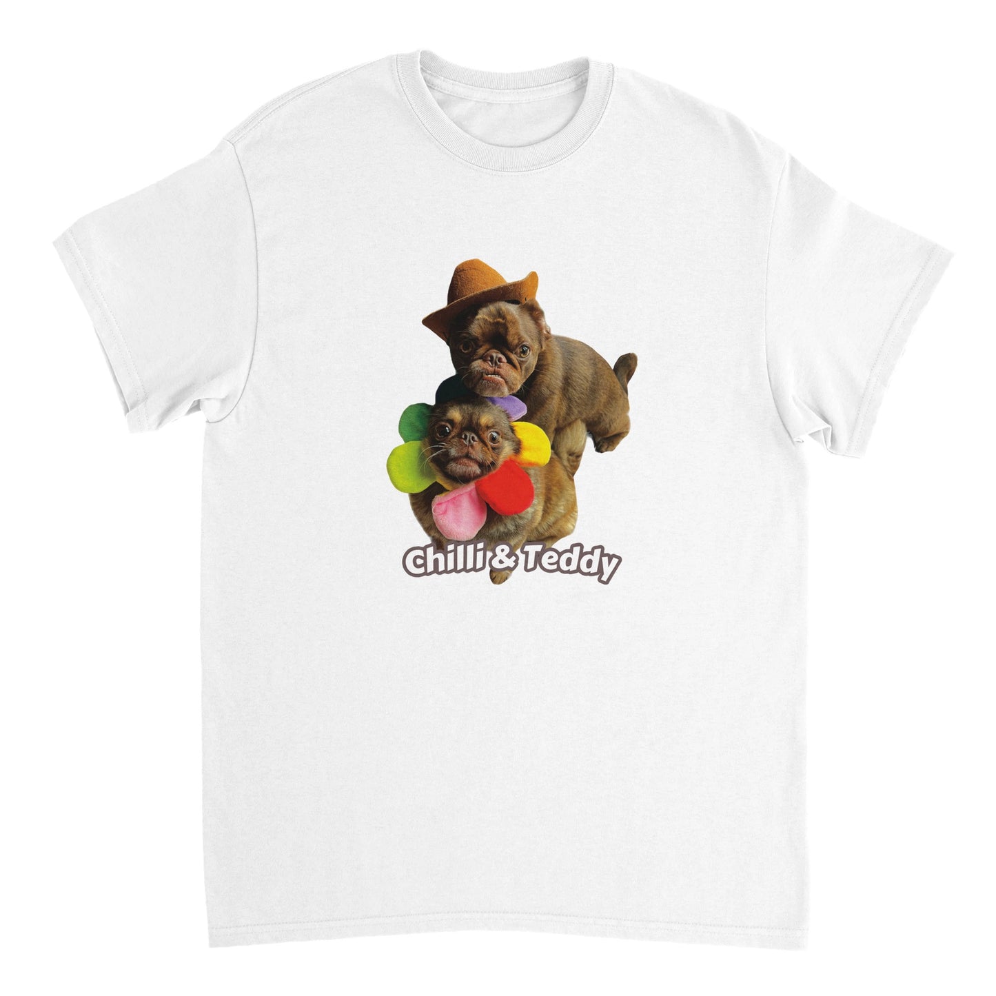 Chilli & Teddy Heavyweight Unisex Crewneck T-shirt