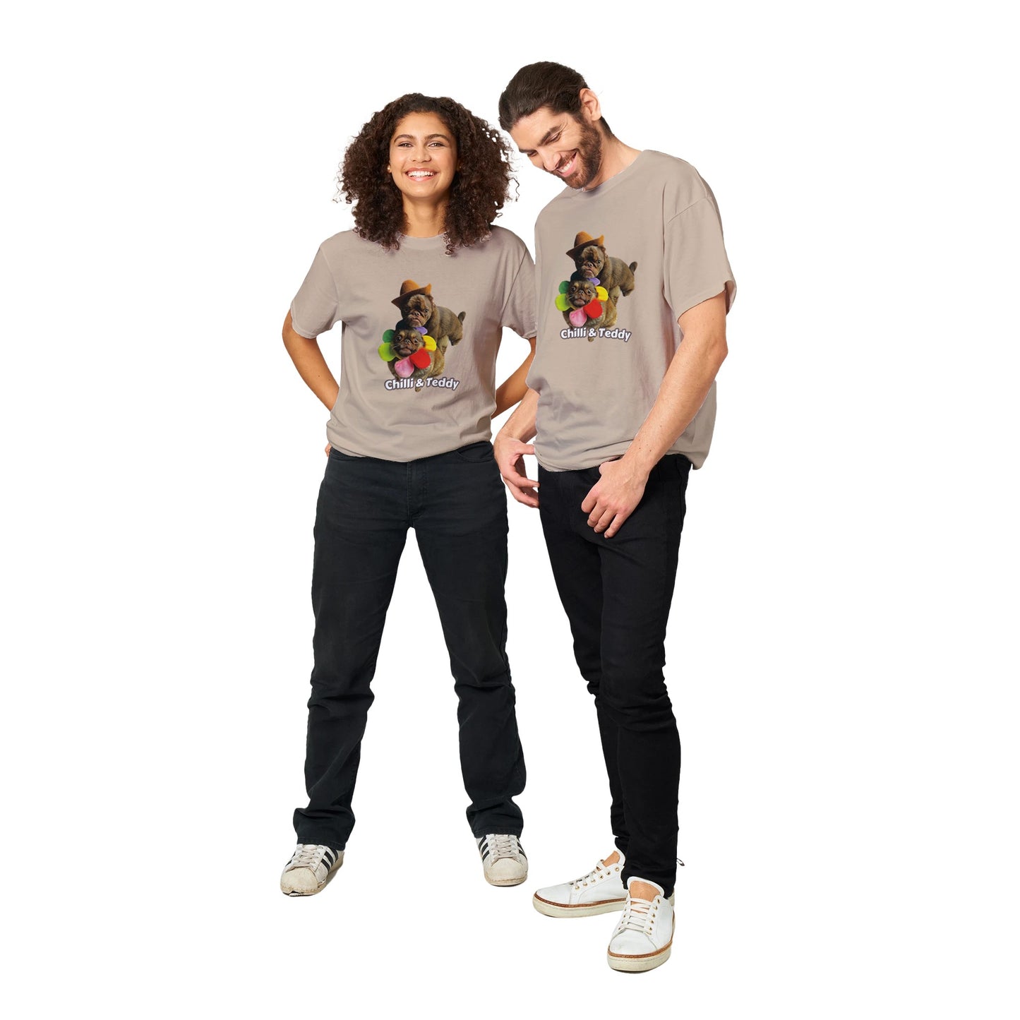 Chilli & Teddy Heavyweight Unisex Crewneck T-shirt