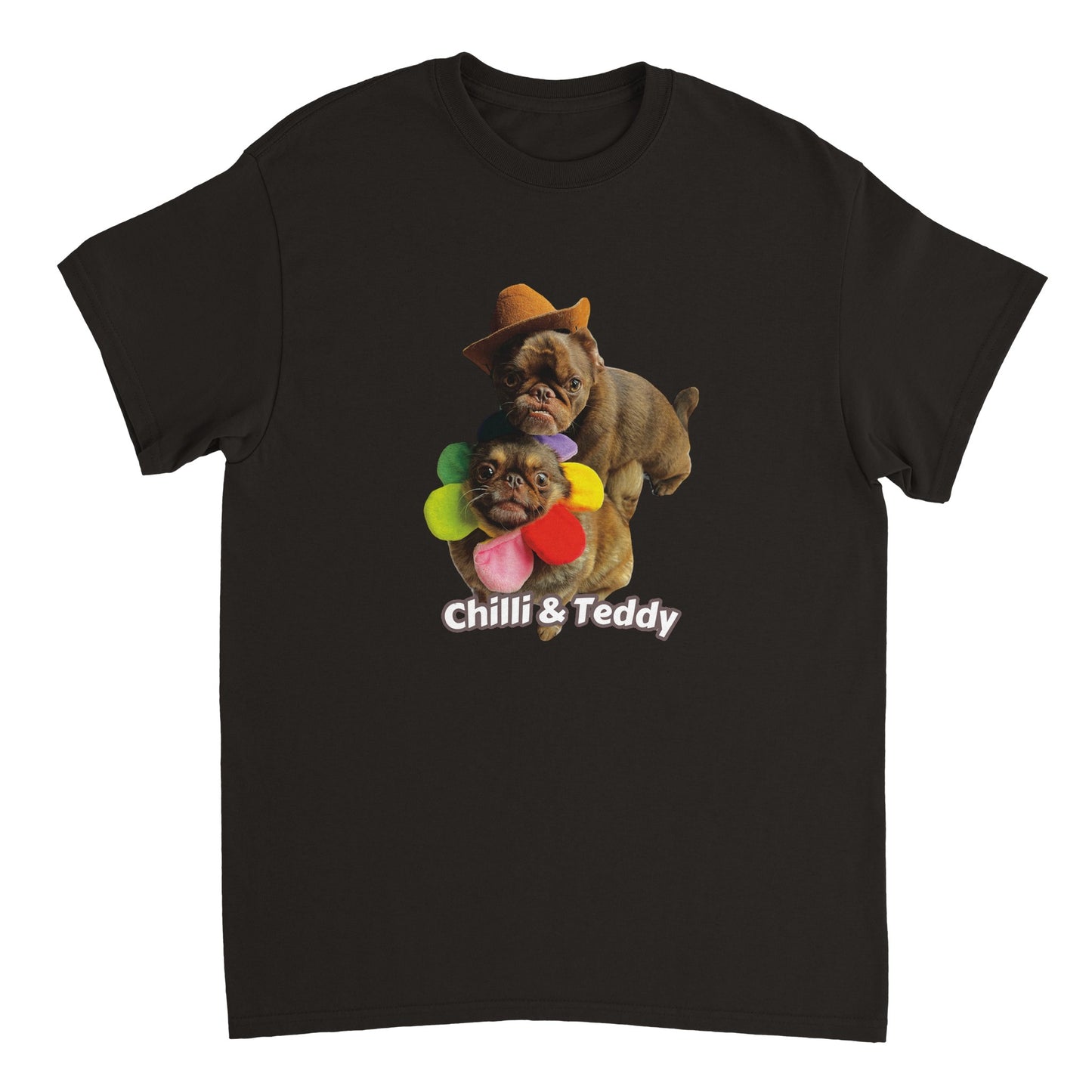 Chilli & Teddy Heavyweight Unisex Crewneck T-shirt