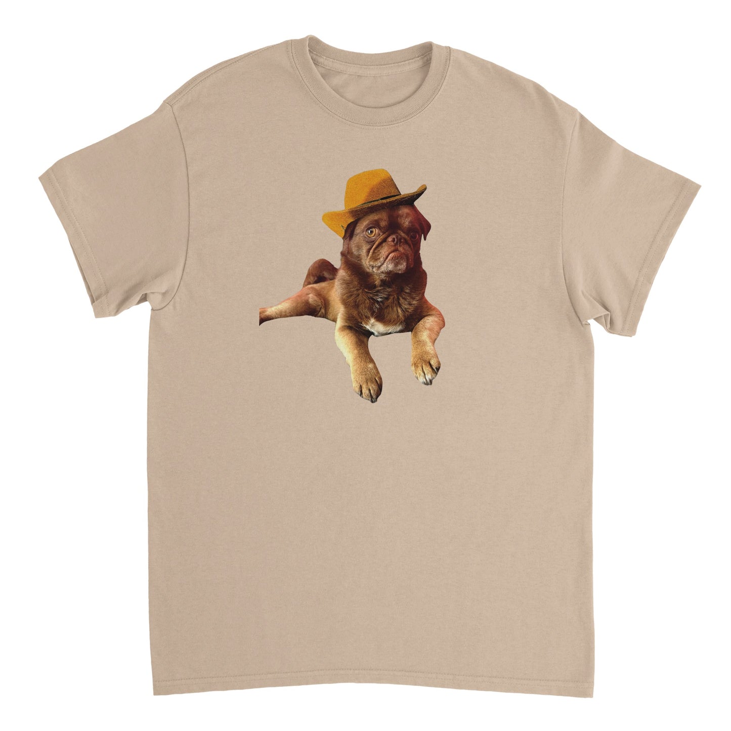 Cowboy Teddy Heavyweight Unisex Crewneck T-shirt