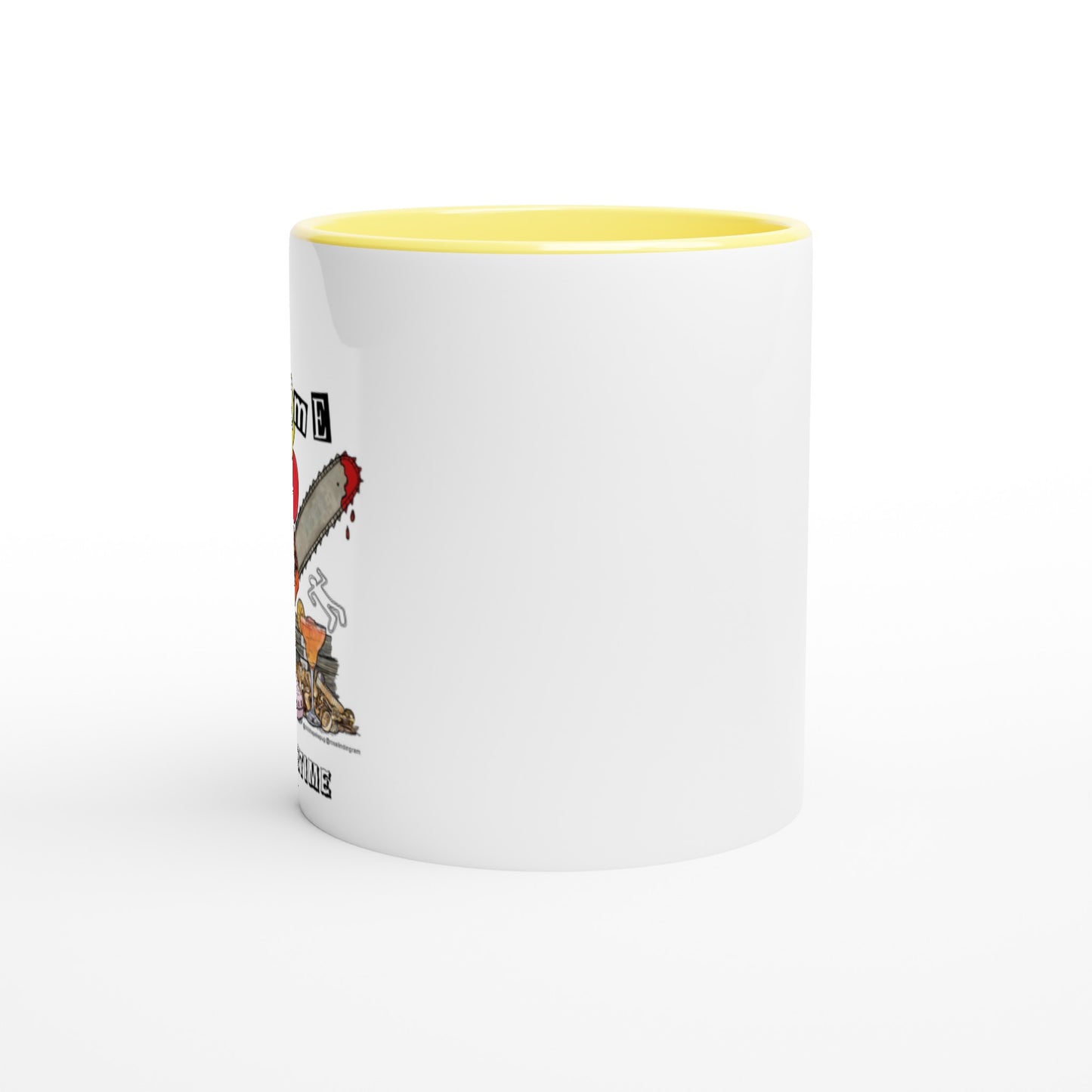 Serial Chilli by Ros Ingram White 11oz Ceramic Mug with Color Inside