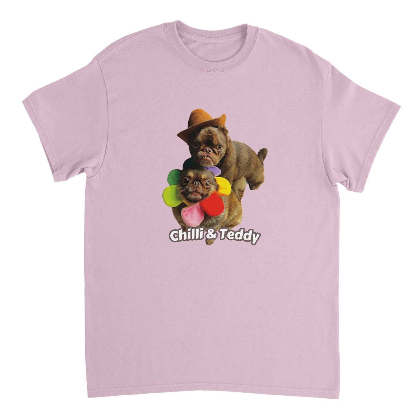 Chilli & Teddy Heavyweight Unisex Crewneck T-shirt