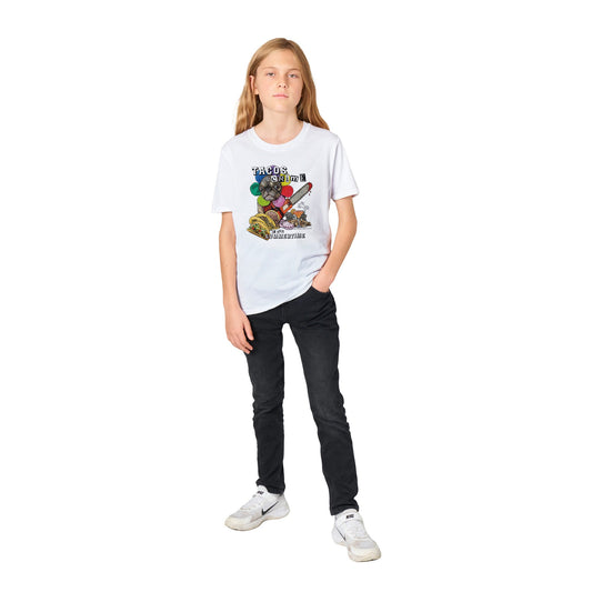 Serial Chilli by Ros Ingram - Classic Kids Crewneck T-shirt